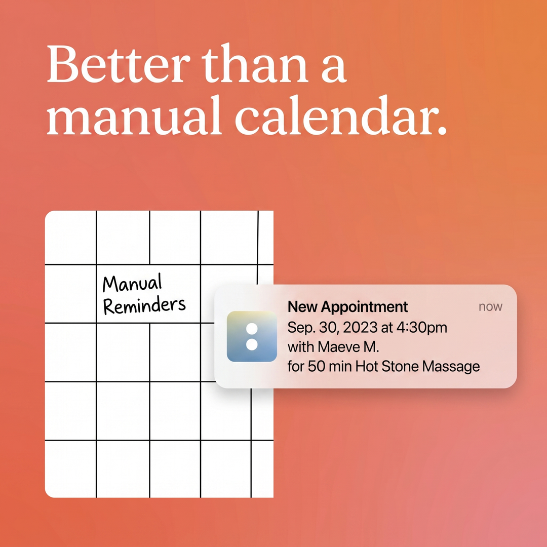 Acuity Scheduling Manual vs. Automated Booking (1:1)