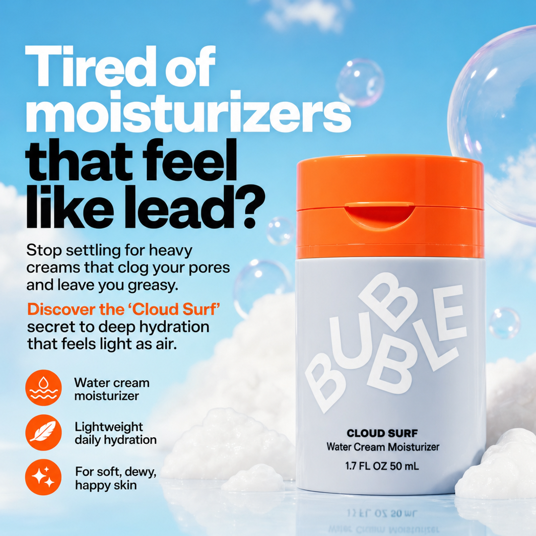 Bubble Cloud Surf Water Cream The Weightless Texture Secret (1:1)