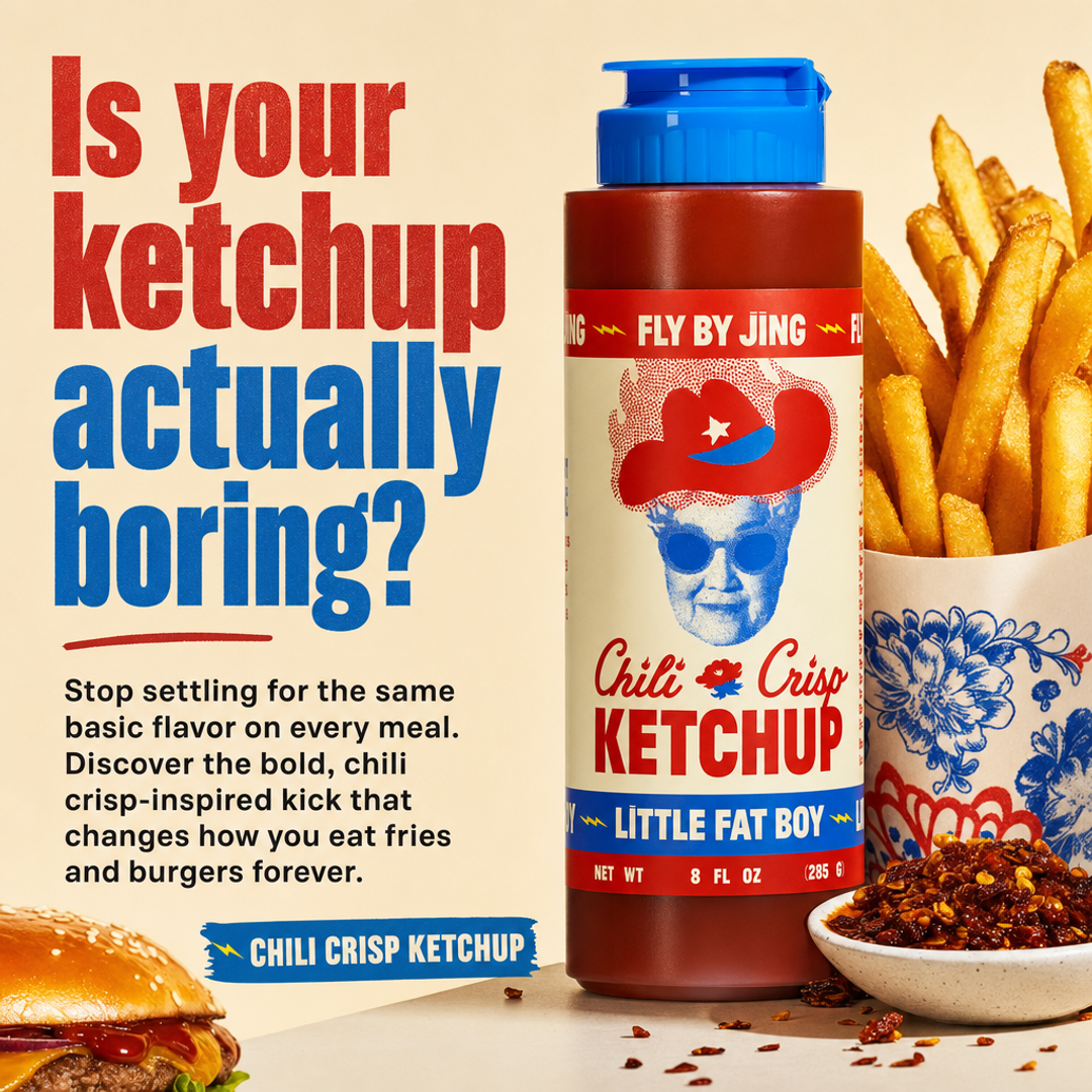 Fly By Jing Chili Crisp Ketchup The Flavor Gap Test (1:1)