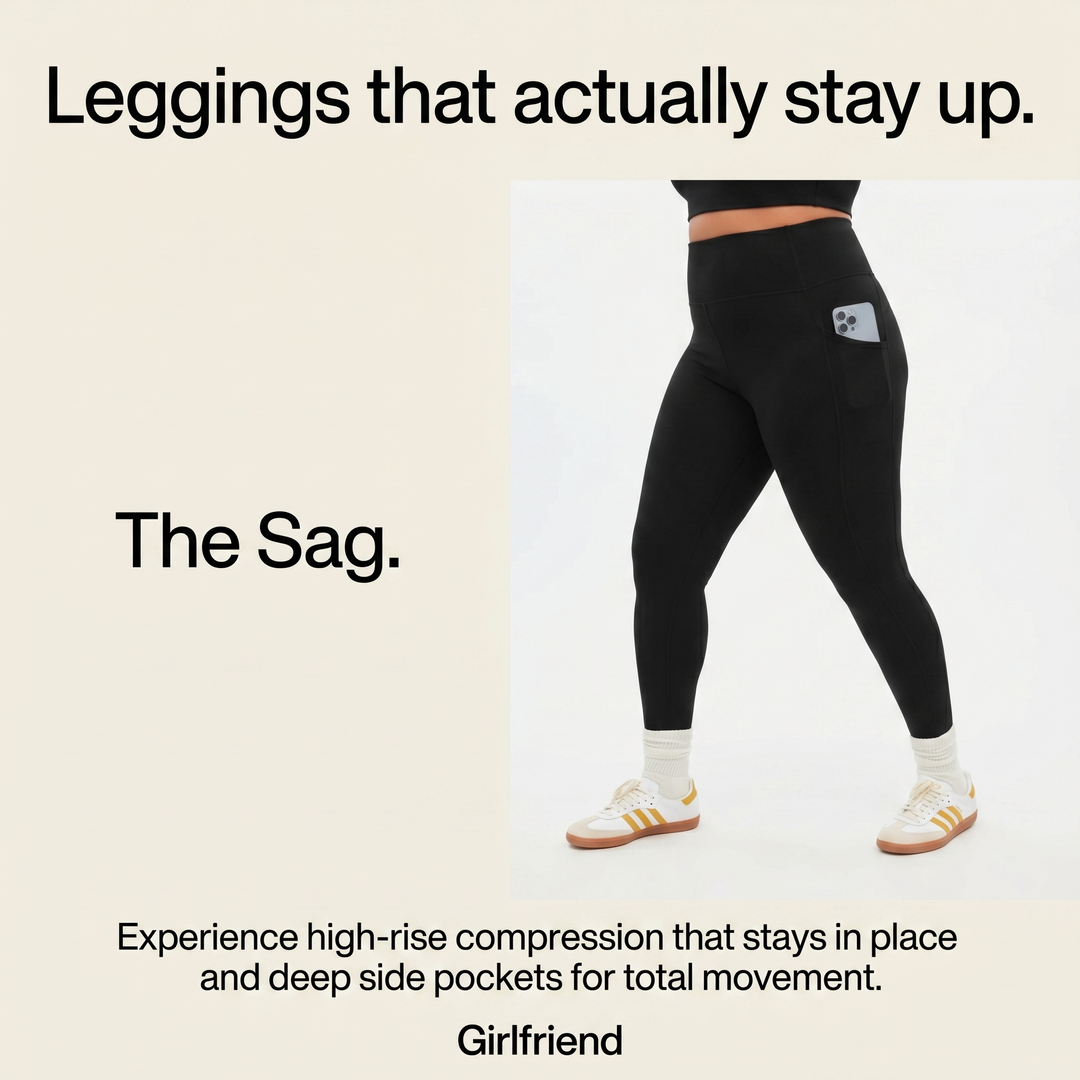 Girlfriend Compressive Pocket Legging The Hands-Free Workout (1:1)