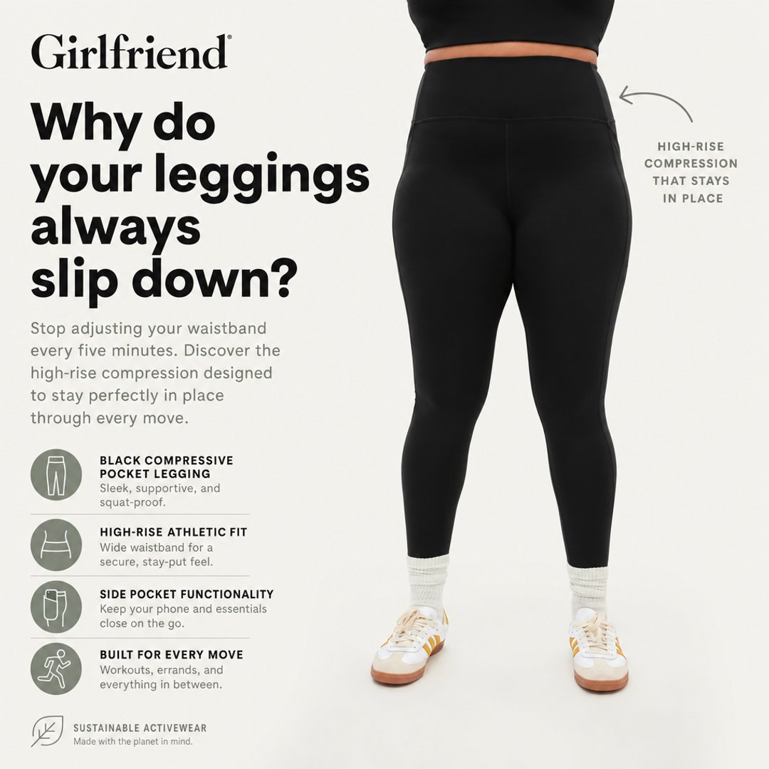 Girlfriend Compressive Pocket Legging The Sag-Free Secret (1:1)