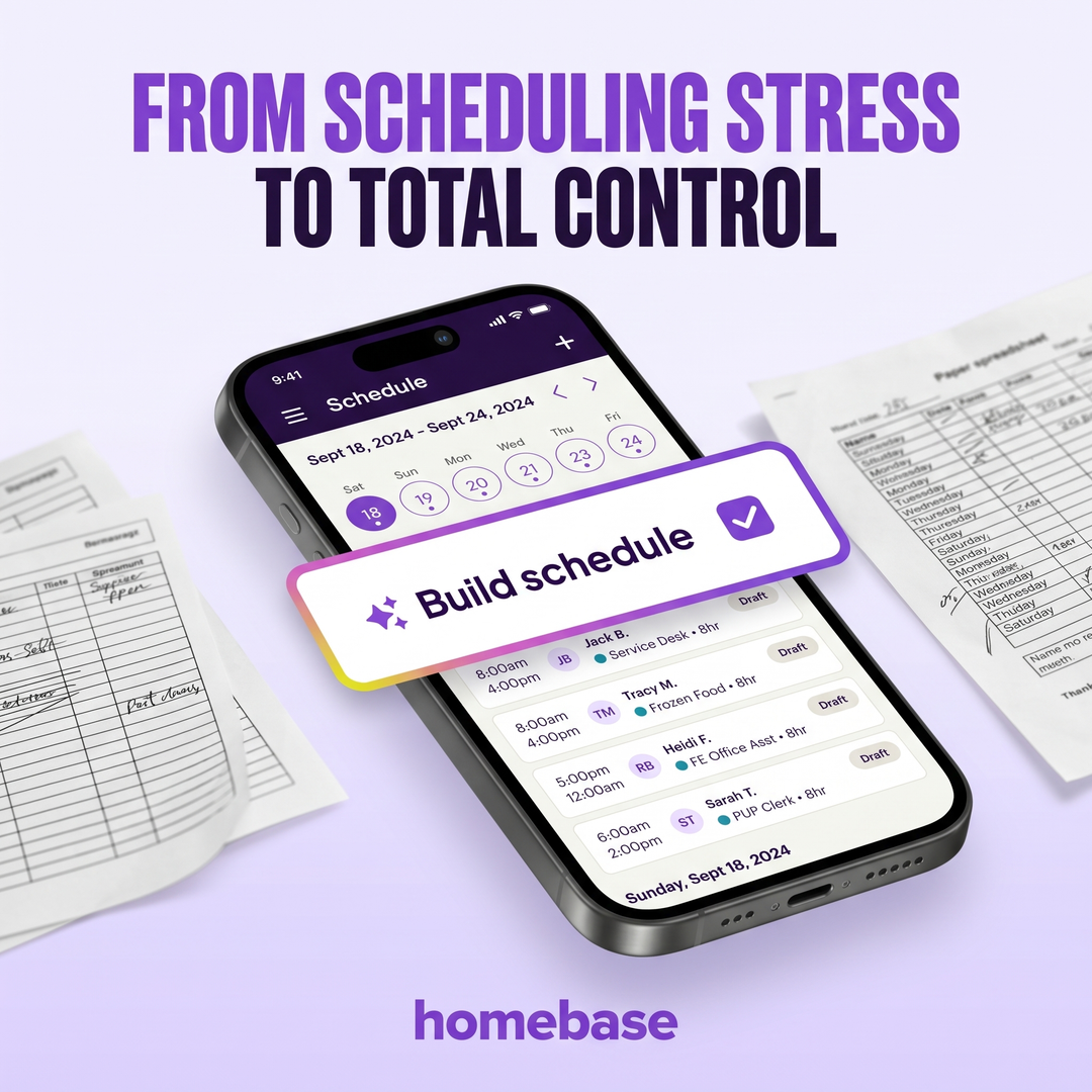 Homebase Staff Scheduling Smooth Scheduling Transition (1:1)