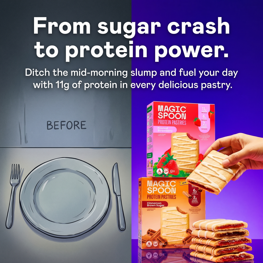 Magic Spoon Protein Pastries The Morning Upgrade (1:1)