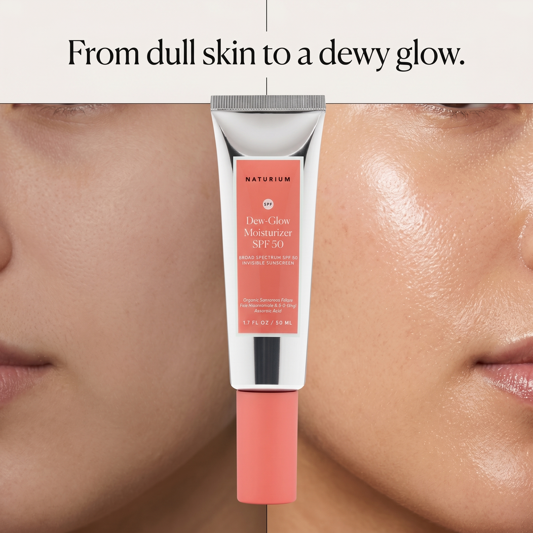 Naturium Dew-Glow Moisturizer SPF 50 The Radiant Glow Transition (1:1)