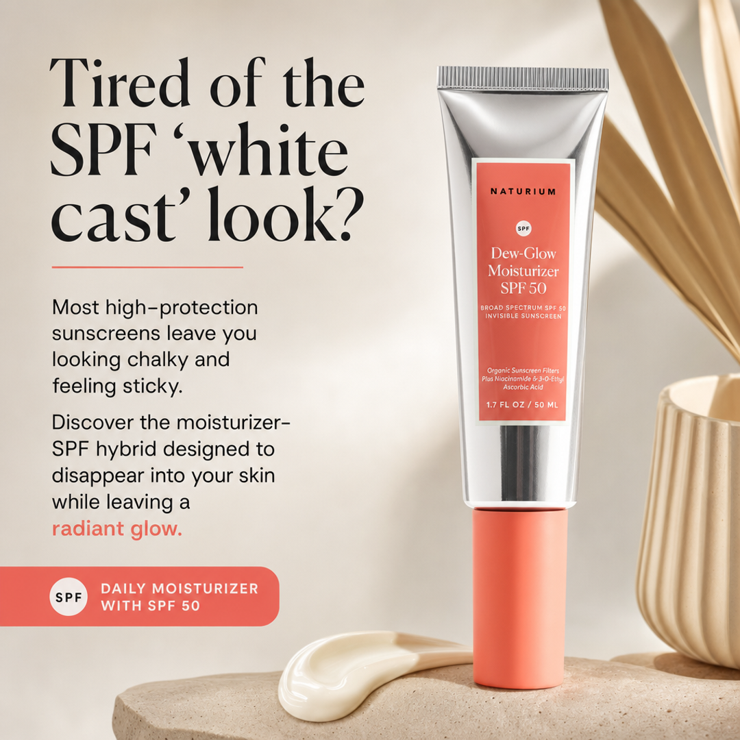 Naturium Dew-Glow Moisturizer SPF 50 The Invisible SPF Secret (1:1)
