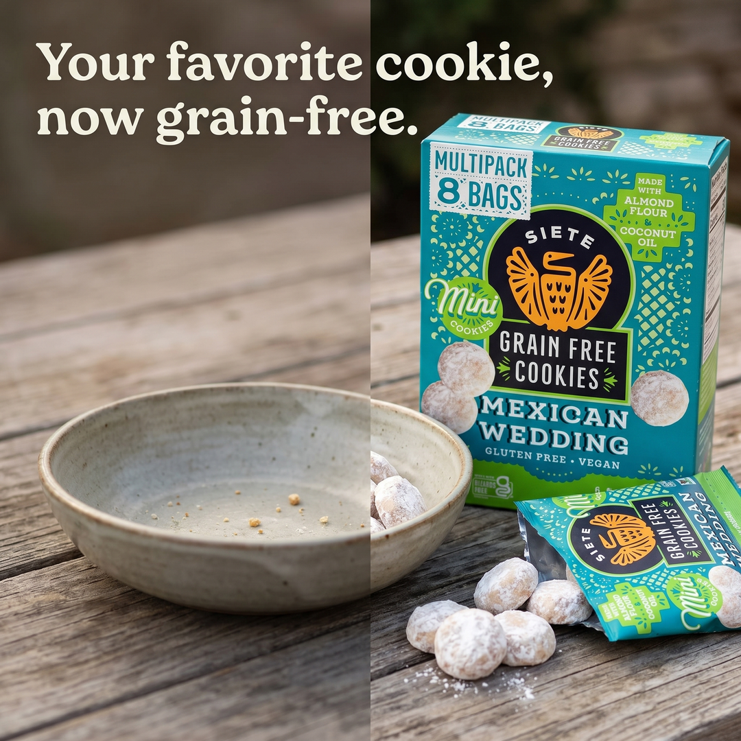 Siete Mini Mexican Wedding Cookies The Guilt-Free Snack Bridge (1:1)