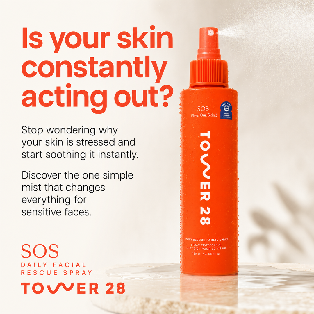 Tower 28 SOS Daily Facial Rescue Spray The Redness Secret (1:1)